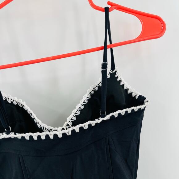 RAMY BROOK Addisyn Swimsuit Size Extra Small One Piece NWT Black White Designer - Picture 11 of 16